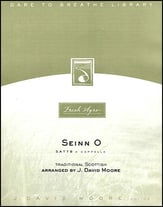 Seinn O SATTB choral sheet music cover